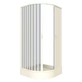 Cabina dus semirotunda Giove, usi armonice, fara cadita, material PVC